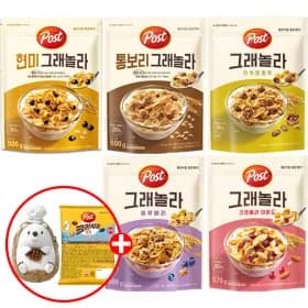 그래놀라 크랜베리 아몬드 570g 5종 3개 고르기 (3,700원/무배)1