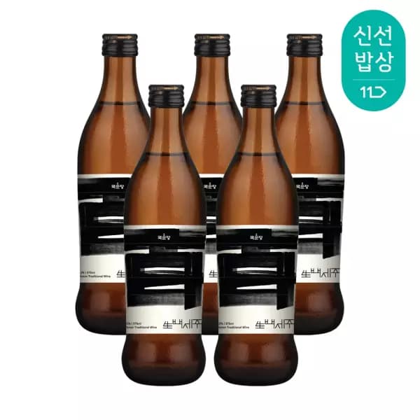 국순당 생백세주 1도 375ml x 5 (+ 막걸리 3종핫딜)(19,670,무배)3