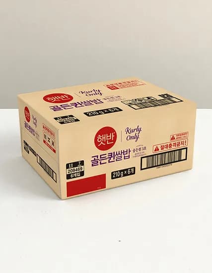 햇반 향긋한 골든퀸 쌀밥 210g X 6입 1BOX (35,880원 / 무배)3