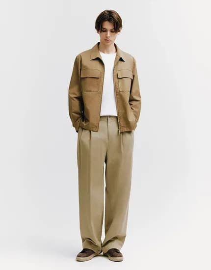 지오다노 와이드핏 면바지 (22,700원/무배)