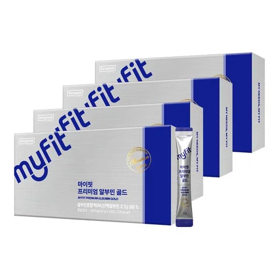동국제약 마이핏 프리미엄 알부민 골드 4포 4박스 (25,900원 / 무료)1