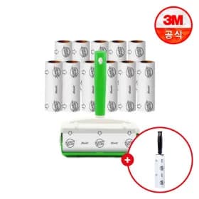 3M 대형 베이직 테이프클리너 핸들1개+리필 5+7입(총12입) +의류용 테이프클리너 15920원