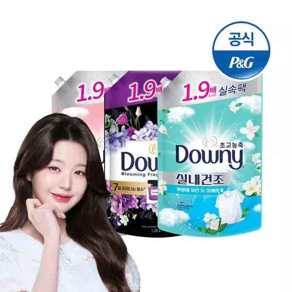 다우니 실내건조 리필 1.35L x 3개 (22,090원/무료)
