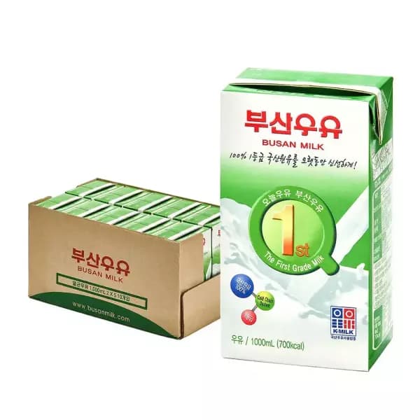 임박 부산우유 멸균우유 흰우유 1000ml 10개 (14,850원/무료) 최대 14,710원