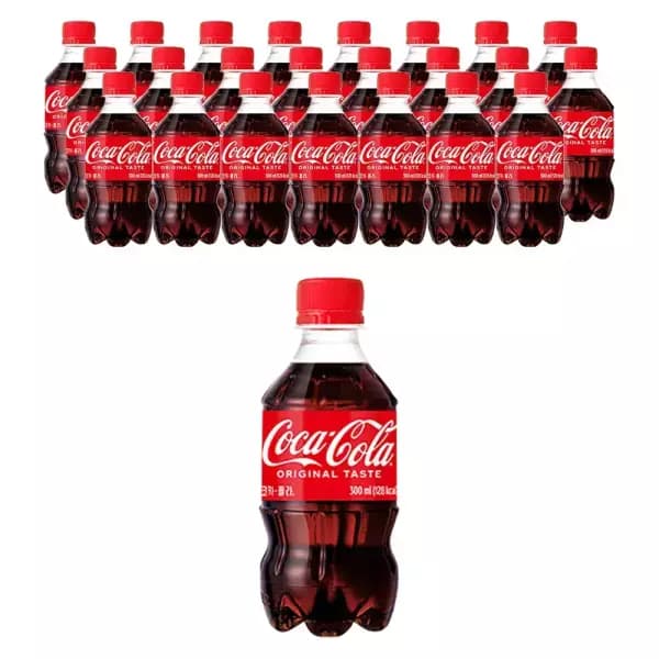 코카콜라 300ml, 24개 (13,460/무료)