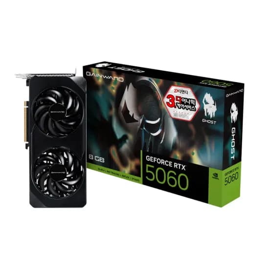 GAINWARD 지포스 RTX 5060 고스트 D7 8GB (491,901원/무료배송)