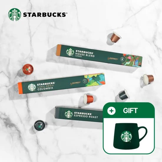 스타벅스 네스프레소 캡슐 커피 총 90캡슐 + 그린머그증정 (46,710원/무료)