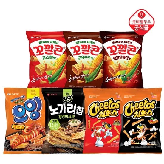 롯데 꼬깔콘 치토스 오잉 20봉