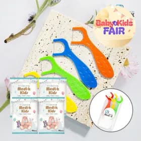 국내산 메디케이 대용량 유아치실 80p 4세트+케이스 증정 (9,780원/무료)