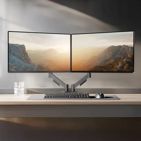 더함 베이직 듀얼 모니터암 (31,800원/무료)