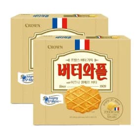 버터와플 이즈니생메르 버터 316g 2개