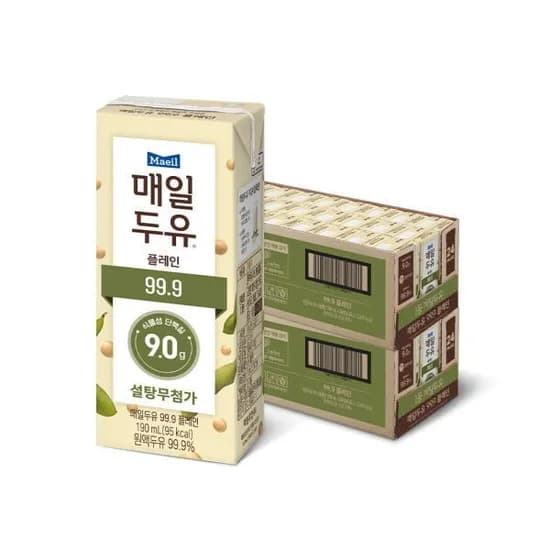 매일두유 99.9 190ml 48팩(29,800/무료)