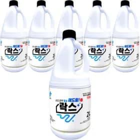 살균 표백 청소 해드림 락스 2L 6개 (9,360원/무료배송)