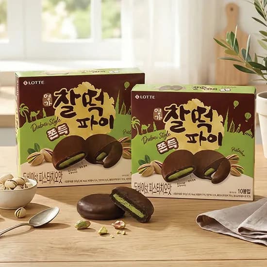 두바이 쫀득 찰떡파이 300g X 3개 (1,000원/무료)8