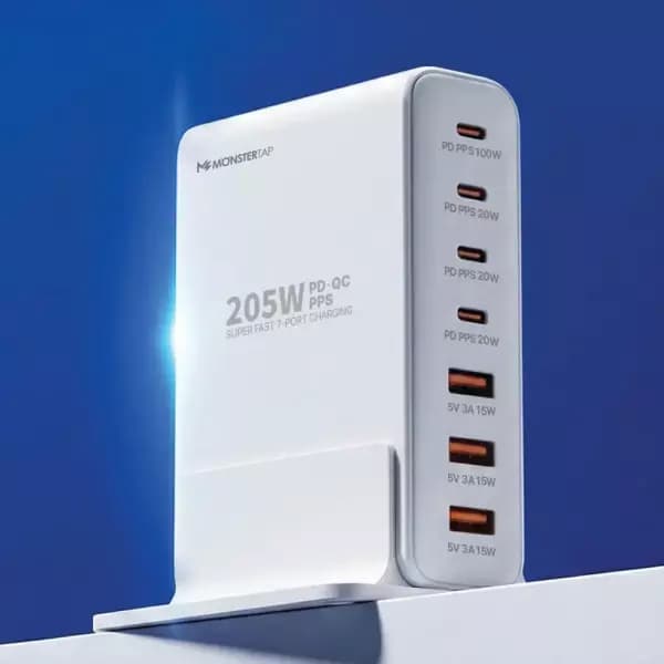 TapandTap GaN 초고속 충전기 205W 7포트 (46,200원/무료)