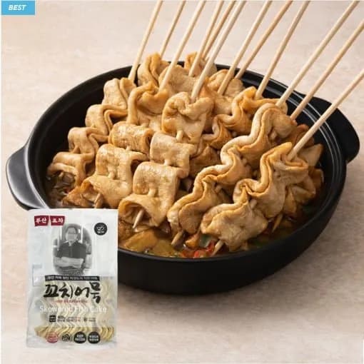 부산어묵장인 꼬치어묵 10개입 장국소스 2봉 오뎅탕