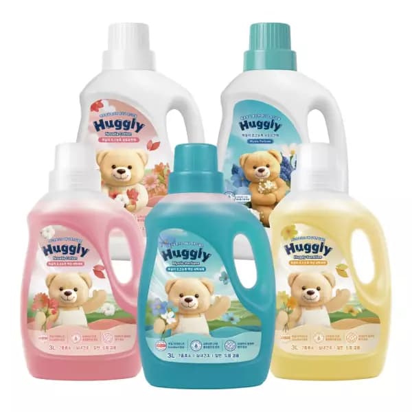허글리 초고농축 액상세제3L + 섬유유연제 3L (10,800원/무료)