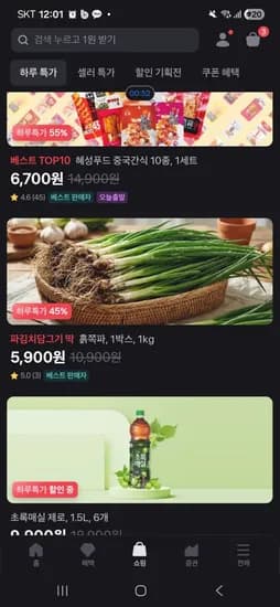 쪽파 2kg (7900원/무배)