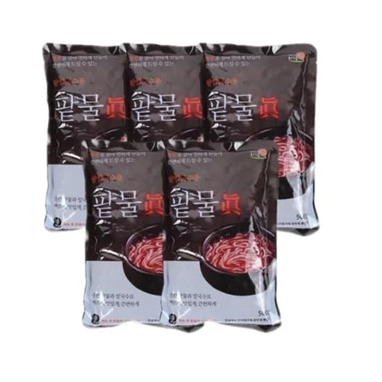 팥물 500g 5팩 (12,720원/무료)