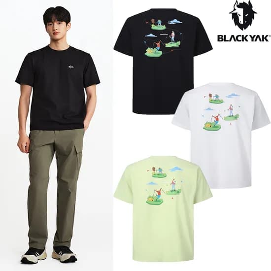 블랙야크 기능성 그래픽 반팔티 (20,320원/무배)