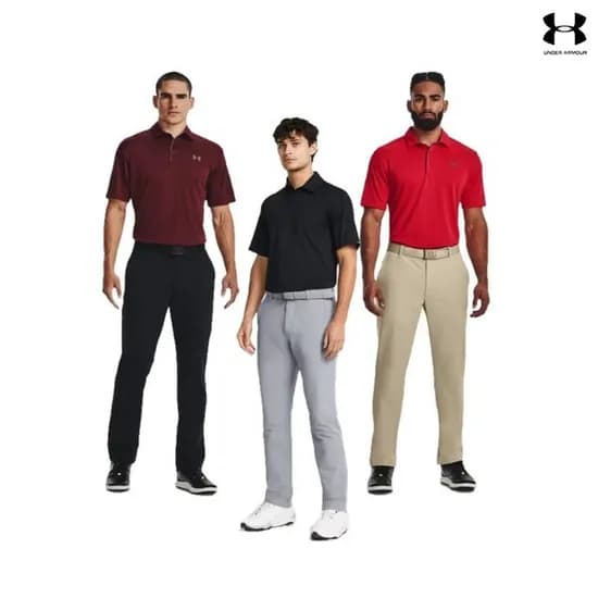 언더아머 남성 골프 테이퍼드 팬츠