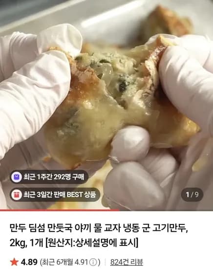 국내산 딤섬 고기&김치만두 2kg (3,410원/네맴무료)1