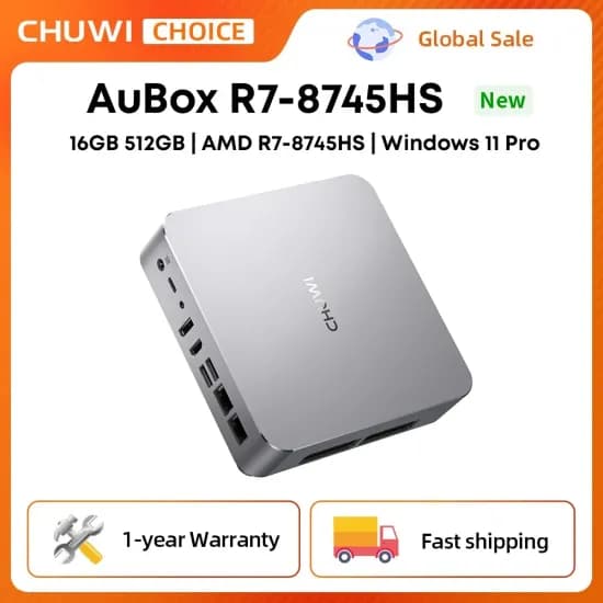 CHUWI AuBox 미니PC 8745HS 16GB 1TB