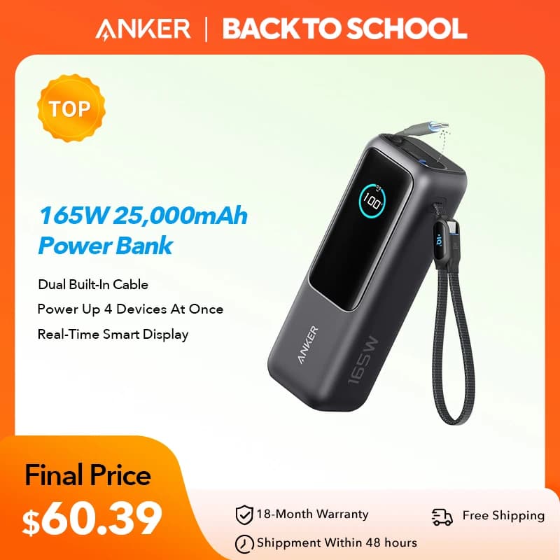 앤커 165W 25000mAh 보조배터리