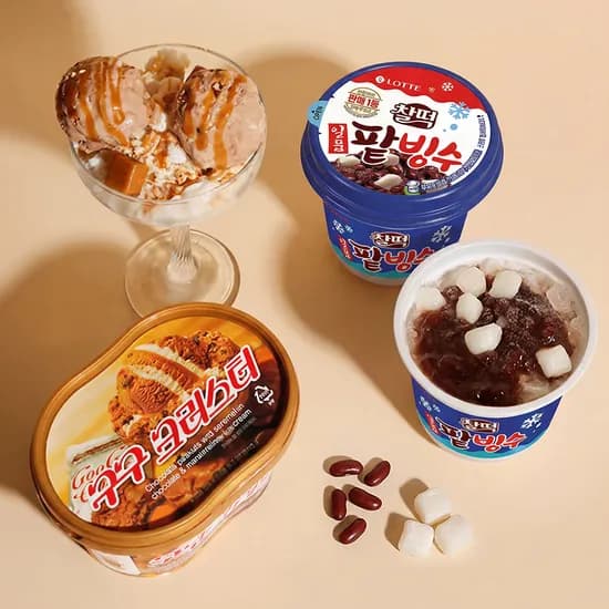 구구 크러스터, 일품팥빙수 (다양/무료)