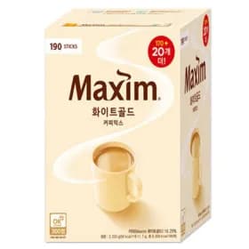 동서 맥심 화이트골드 커피믹스 190T (25,770원/무료)