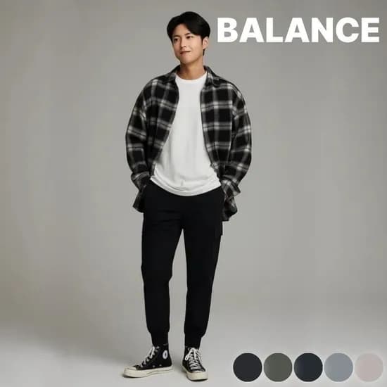 탑텐 밸런스 스트레치 카고 조거 팬츠 (16,540/3000)