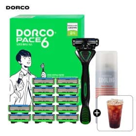 도루코 페이스6 면도기 세트 + 메가커피 (0,960원/무배)2