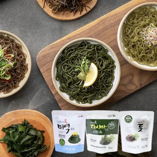 저칼로리 하이푸드 해초 미역 비건 면 5종 골라담기 6팩 (13,250원/무배)