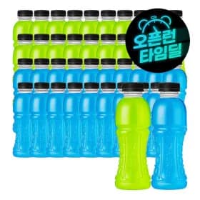 파워에이드제로 라임향 무라벨 355ml x 20개+ 제로 무라벨 355ml x 20개 (총 40개) (25,50원/무료)1