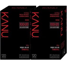 카누 미니 마일드 아메리카노 120T x 2 (39,790원/무료)