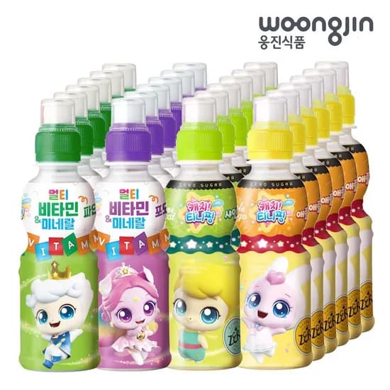 캐치티니핑 어린이음료 200ml 24개 혼합구성 외 종류 다양 (12,210원/무료)