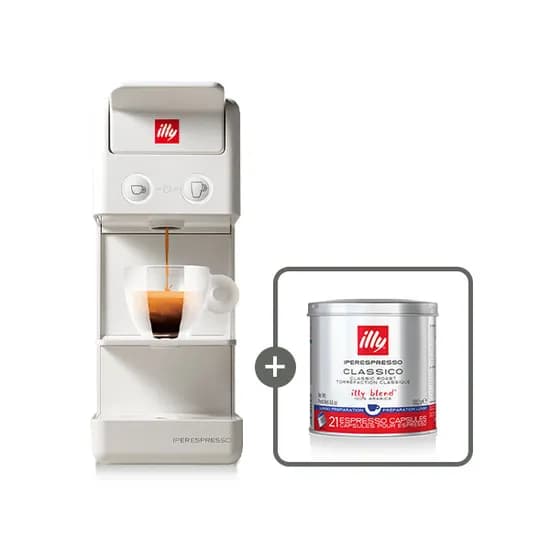 일리 Y3.3 캡슐커피 머신(리퍼) + 21P 커피 캡슐 1캔 (59,900원/무료)