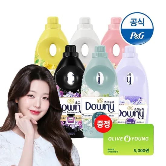 다우니 섬유유연제 탈취파워 1L x 6개 (30,980원/무료)