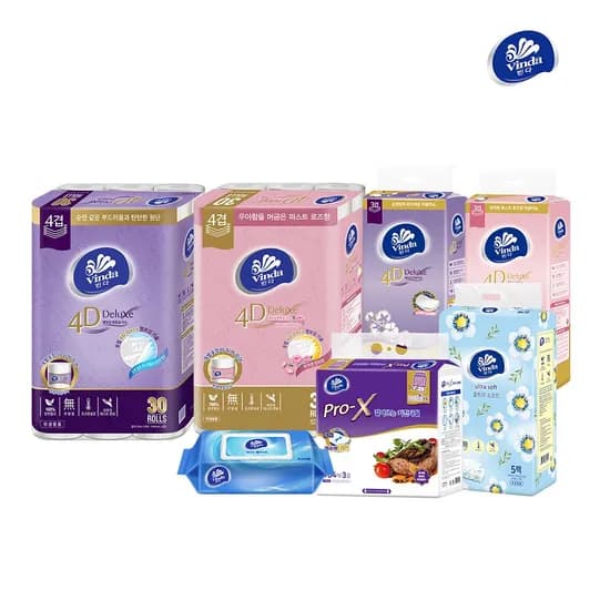 4겹 롤티슈/미용티슈/키친타올 (9,405원/무료)