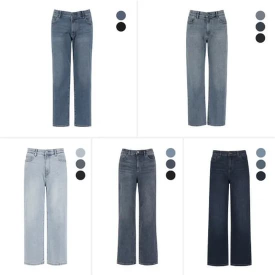 폴햄 26SS 남녀 밴딩 데님 팬츠 5종