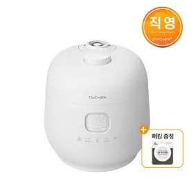 쿠첸 브레인 풀스텐 듀얼프레셔 6인 IH압력밥솥 퓨어화이트 CRH-TWS0610MW