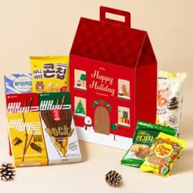 스낵24 해피 크리스마스 하우스 스탠딩 기프트 과자선물세트 (9,900원/무배)