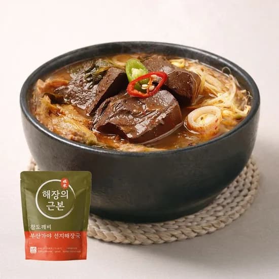 참도깨비 부산가야 선지해장국 630g 4봉 (11,970원/무료)