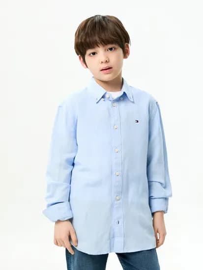 타미힐피거 키즈 린넨 셔츠 (큰사이즈 성인가능) (42,27원/무배)1
