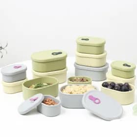 국산 실리콘 전자레인지 스팀홀 밥팩 냉동밥 보관용기 (13,320원/무료)