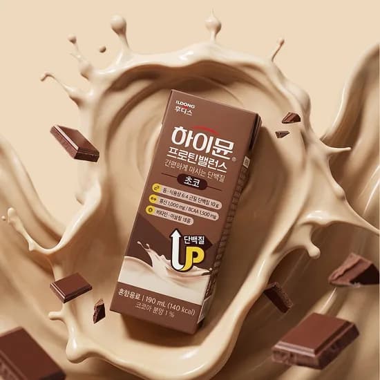 하이뮨 프로틴 밸런스 음료 초코맛 190ml 16개입 (17,500원/무료)