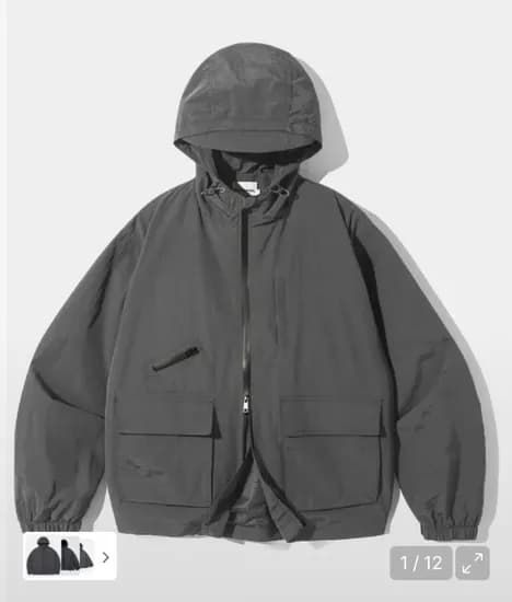 디미트리블랙 어센틱 윈드브레이커 차콜그레이 (,900원/무배)19
