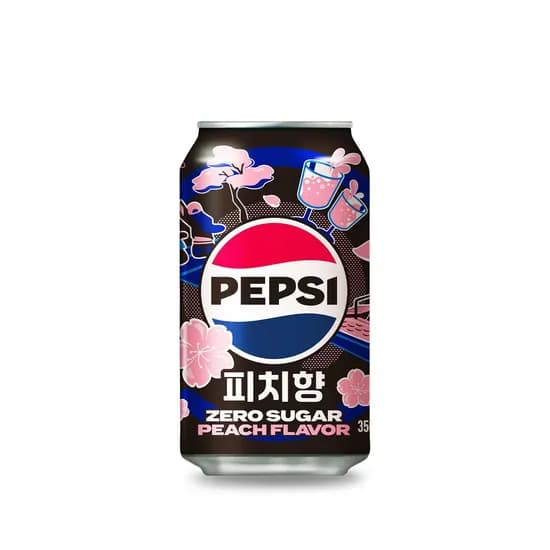 펩시콜라 제로슈거 피치향 355ml 48캔(26,840원/무료)