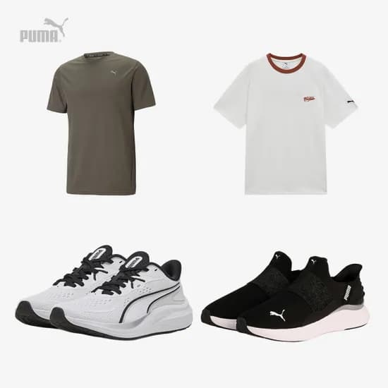 푸마 러닝화/스니커즈/반팔티/바지 등 (10,320원~/무배)