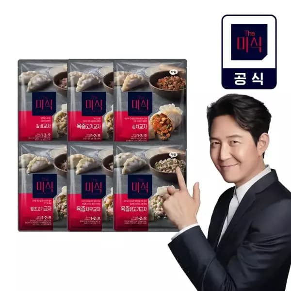 더미식 육즙고기/김치/새우 교자 7종 350g 8팩 (25,730원/무료)